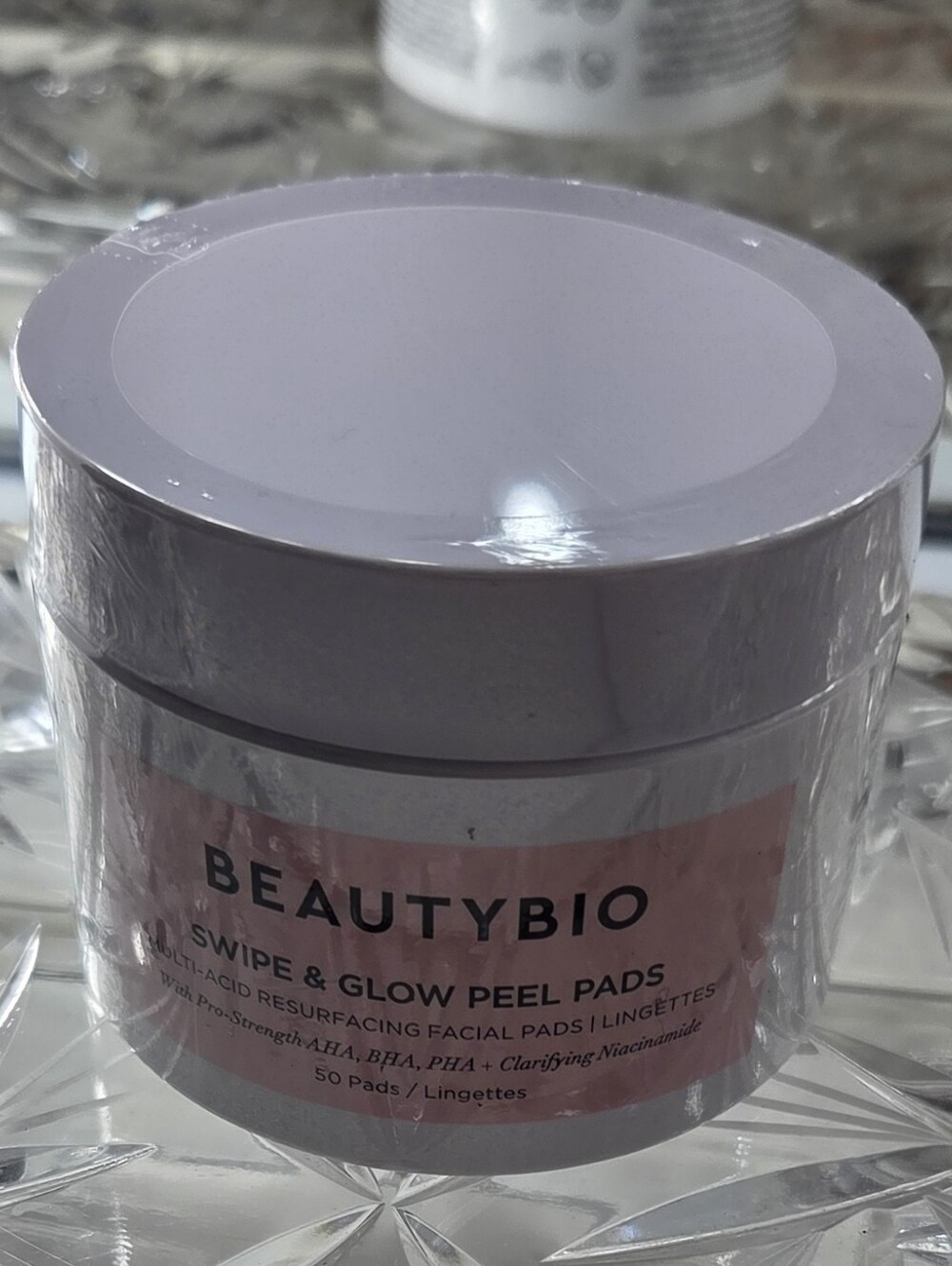 BeautyBio Swipe & Glow Peel Pads 50 Count NEW SEALED AHA BHA PHA